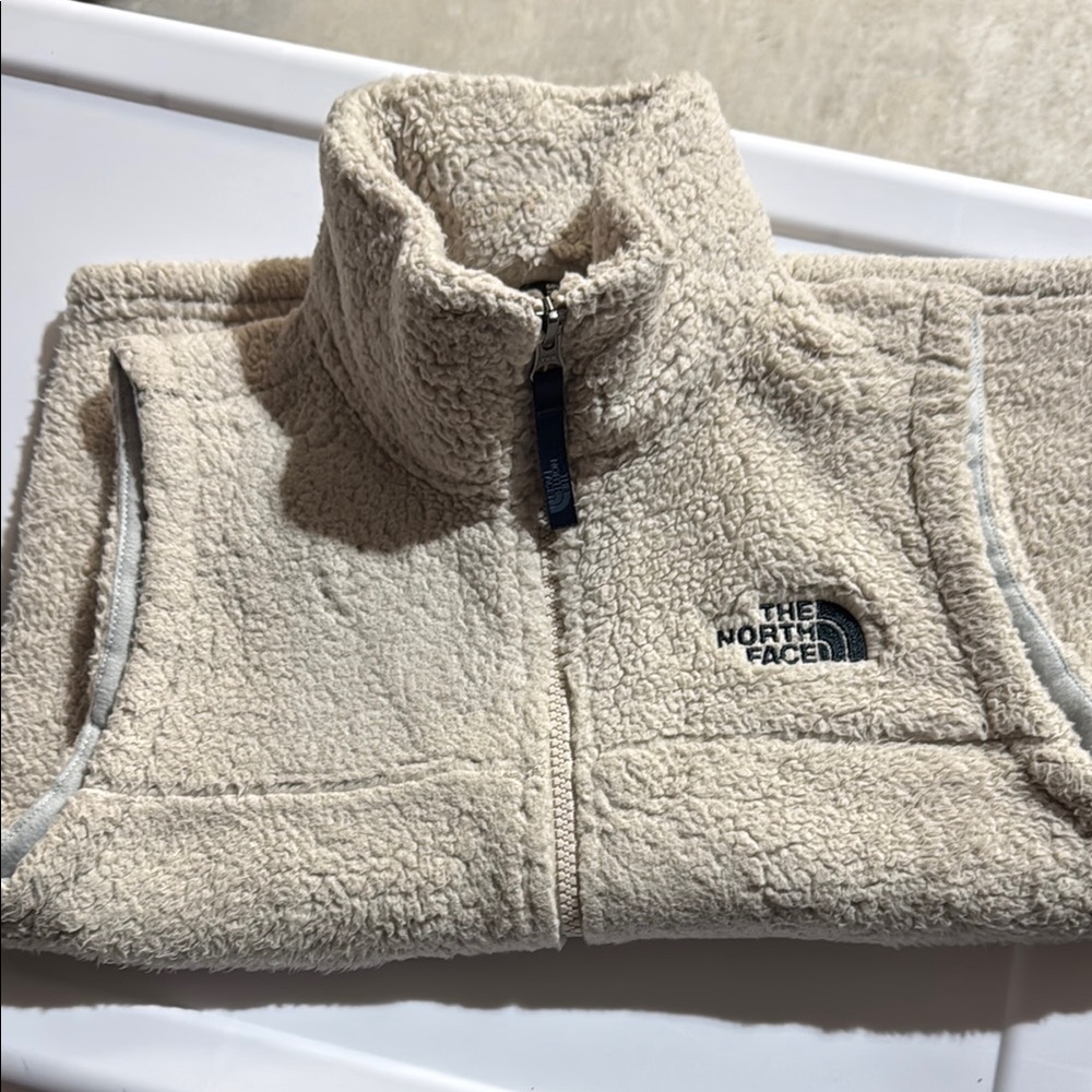 The North Face Kids Sherpa Fleece Jacket - Cream